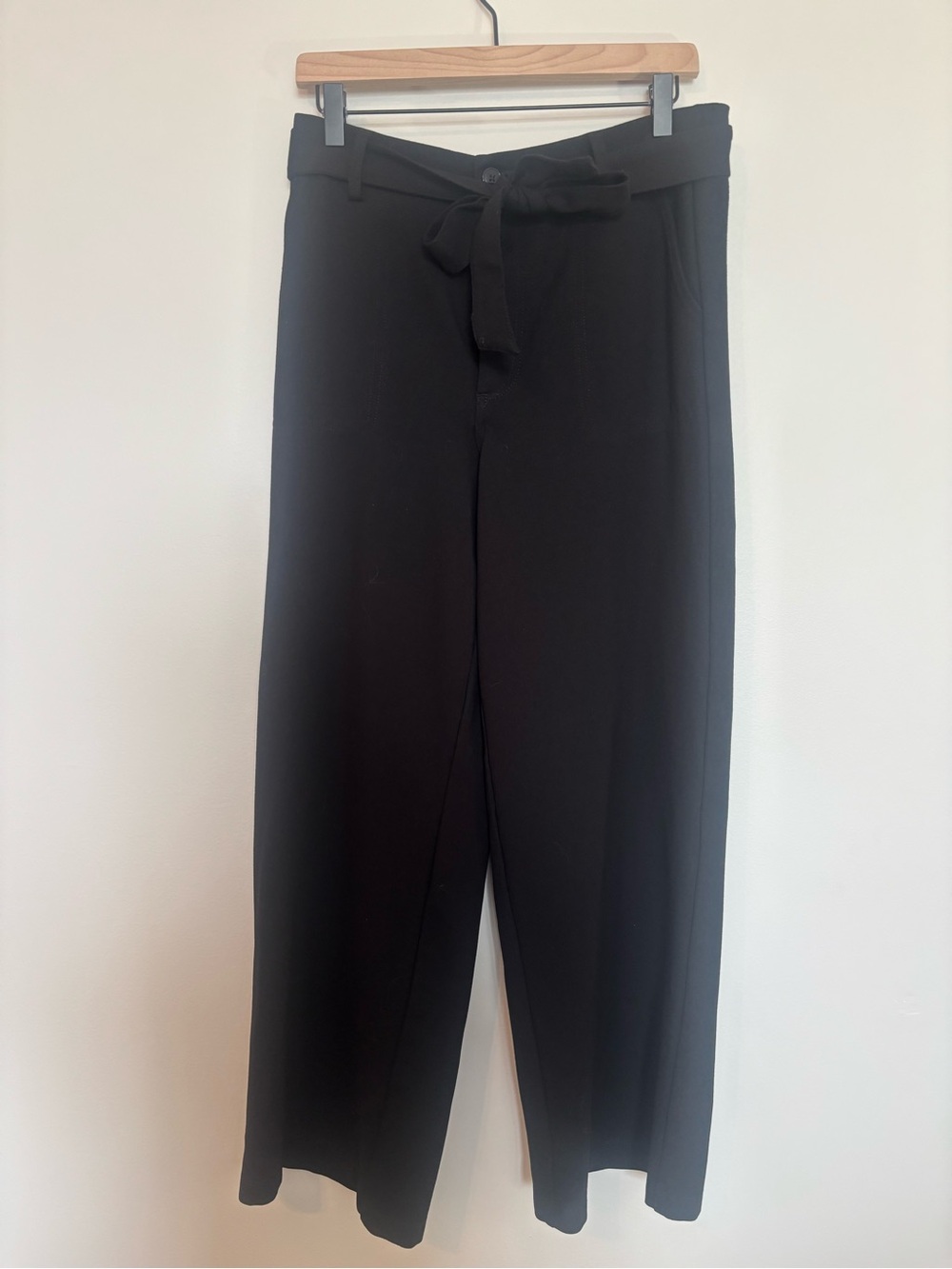 Kut from the Kloth Black Tie-Waist Dress Pants